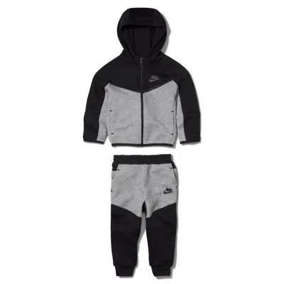 Nike Sportswear Baby (12-24m) Tech Fleece 2-piece Full-zip Set In Black