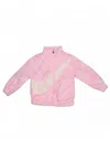 Nike-sportswear Baby Nike Sportswear 36j828_giacca_ecopelliccia_rosa In Pink