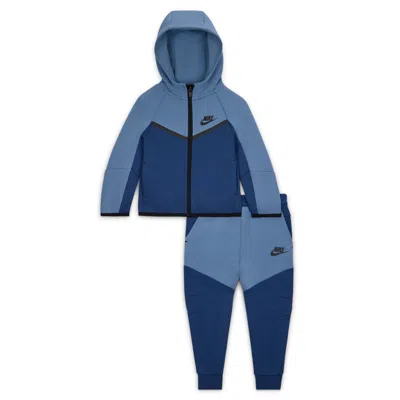Nike Sportswear Baby Tech Fleece 2-piece Full-zip Set In Multi