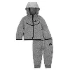 Nike Sportswear Baby Tech Fleece 2-piece Full-zip Set In Grey