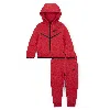Nike Sportswear Baby Tech Fleece 2-piece Full-zip Set In Red