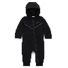 Nike Sportswear Baby Tech Fleece Coverall In Black
