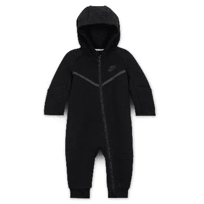 Nike Sportswear Baby Tech Fleece Coverall In Black
