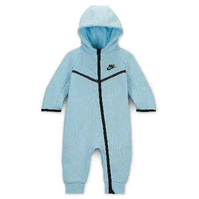 Nike Sportswear Baby Tech Fleece Coverall In Blue
