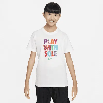 Nike Sportswear Big Kid's T-shirt In White