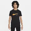 Nike Sportswear Big Kids' (boys') Graphic T-shirt In Black