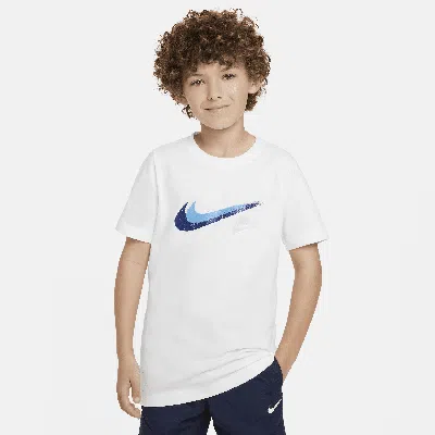 Nike Sportswear Big Kids' (boys') Graphic T-shirt In White