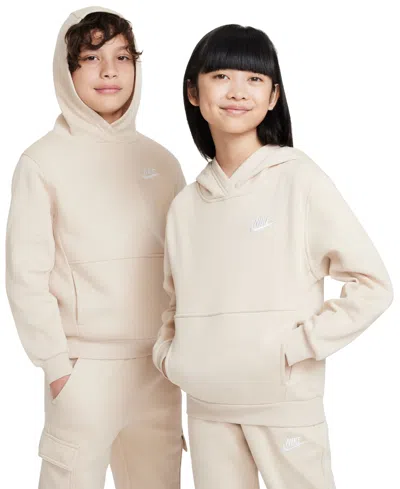 Nike Sportswear Big Kids Club Fleece Pullover Hoodie In Multi