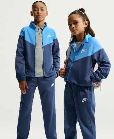Nike Sportswear Big Kids Dri-fit Tracksuit, 2 Piece Set In Blue