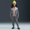 Nike Sportswear Big Kids' Dri-fit Tracksuit In Gray