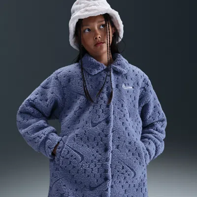 Nike Sportswear Big Kids' (girls') Jacket In Blue