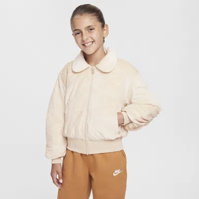 Nike Sportswear Big Kids' (girls') Jacket In Brown