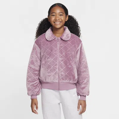 Nike Sportswear Big Kids' (girls') Jacket In Purple