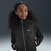Nike Sportswear Big Kids' (girls') Knit Track Jacket In Black