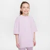 Nike Sportswear Big Kids' (girls') Oversized T-shirt In Purple