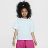 Nike Sportswear Big Kids' (girls') T-shirt In Blue