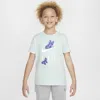 Nike Sportswear Big Kids' (girls') T-shirt In Blue