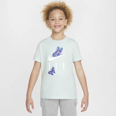 Nike Sportswear Big Kids' (girls') T-shirt In Blue