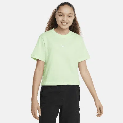 Nike Sportswear Big Kids' (girls') T-shirt In Green