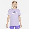 Nike Sportswear Big Kids' (girls') T-shirt In Purple