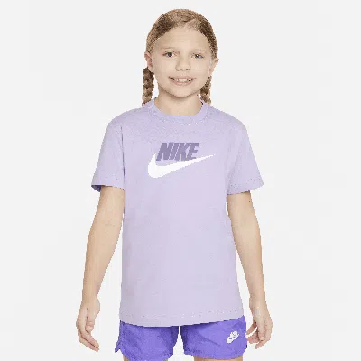 Nike Sportswear Big Kids' (girls') T-shirt In Purple