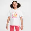 Nike Sportswear Big Kids' (girls') T-shirt In White
