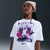 Nike Sportswear Big Kids' (girls') T-shirt In White