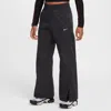 Nike Sportswear Big Kids' (girls') Woven Wide-leg Pants In Black