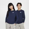 Nike Sportswear Big Kids' Long-sleeve T-shirt In Blue