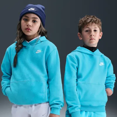 Nike Sportswear Big Kids' Pullover Hoodie In Blue