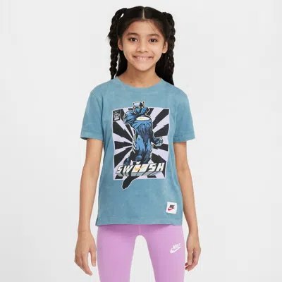 Nike Sportswear Big Kids' T-shirt In Blue