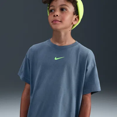 Nike Sportswear Big Kids' T-shirt In Blue