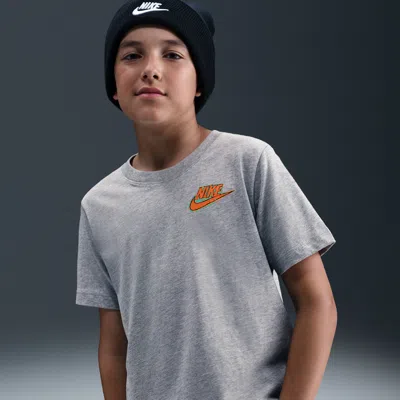 Nike Sportswear Big Kids' T-shirt In Gray