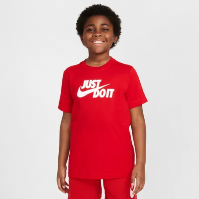Nike Sportswear Big Kids' T-shirt In Red