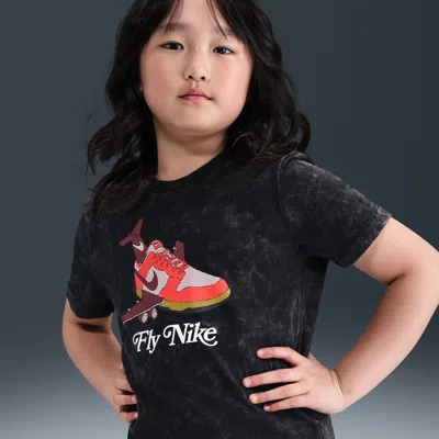 Nike Sportswear Big Kids' T-shirt In Black