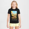 Nike Sportswear Big Kids' T-shirt In Black