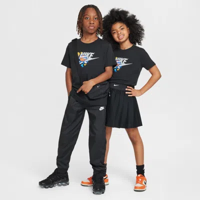 Nike Sportswear Big Kids' T-shirt In Black