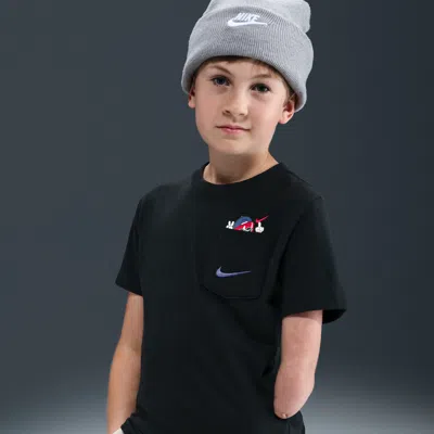 Nike Sportswear Big Kids' T-shirt In Black
