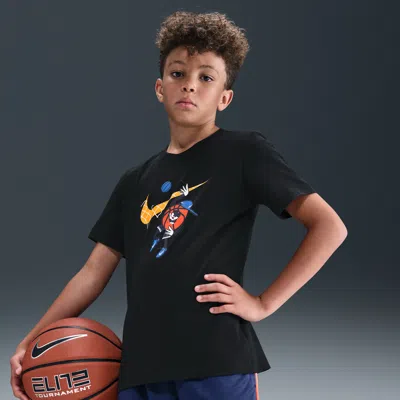 Nike Sportswear Big Kids' T-shirt In Black