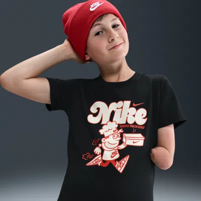 Nike Sportswear Big Kids' T-shirt In Black