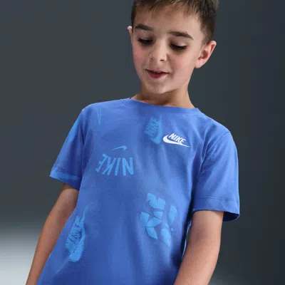 Nike Sportswear Big Kids' T-shirt In Black