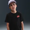 Nike Sportswear Big Kids' T-shirt In Black