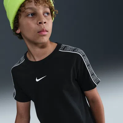 Nike Sportswear Big Kids' T-shirt In Black