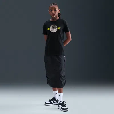 Nike Sportswear Big Kids' T-shirt In Black
