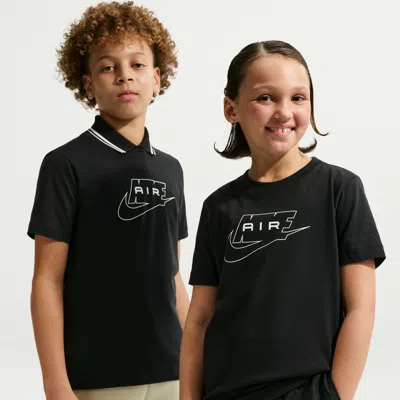 Nike Sportswear Big Kids' T-shirt In Black