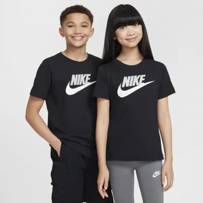 Nike Sportswear Big Kids' T-shirt In Black
