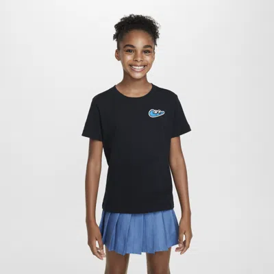 Nike Sportswear Big Kids' T-shirt In Black