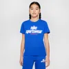 Nike Sportswear Big Kids' T-shirt In Blue