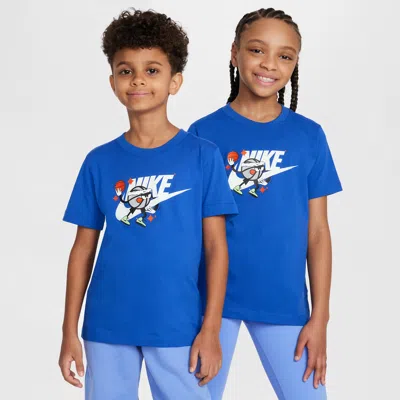 Nike Sportswear Big Kids' T-shirt In Blue