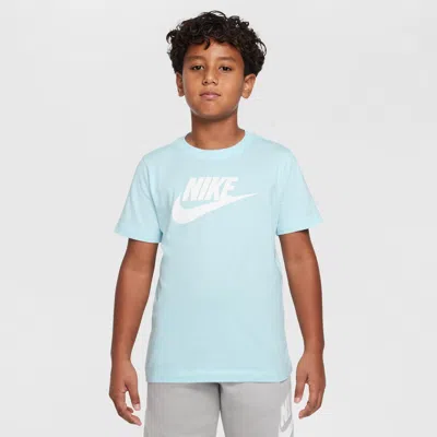 Nike Big Kids Sportswear Logo Graphic T-shirt In Blue